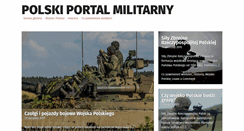 Desktop Screenshot of militariacieszyn.pl